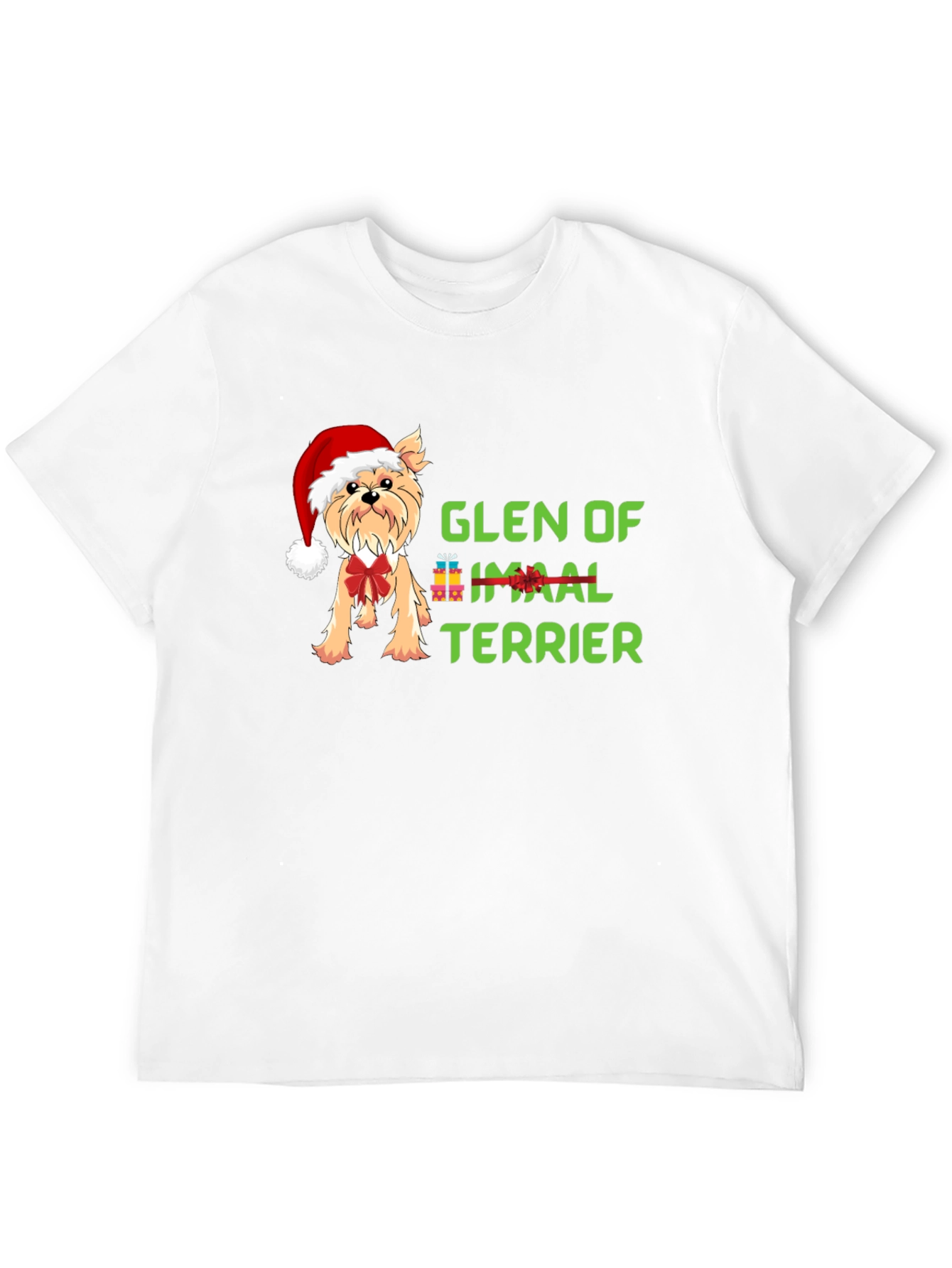 Glen of Imaal Terrier Christmas Dog T-Shirt