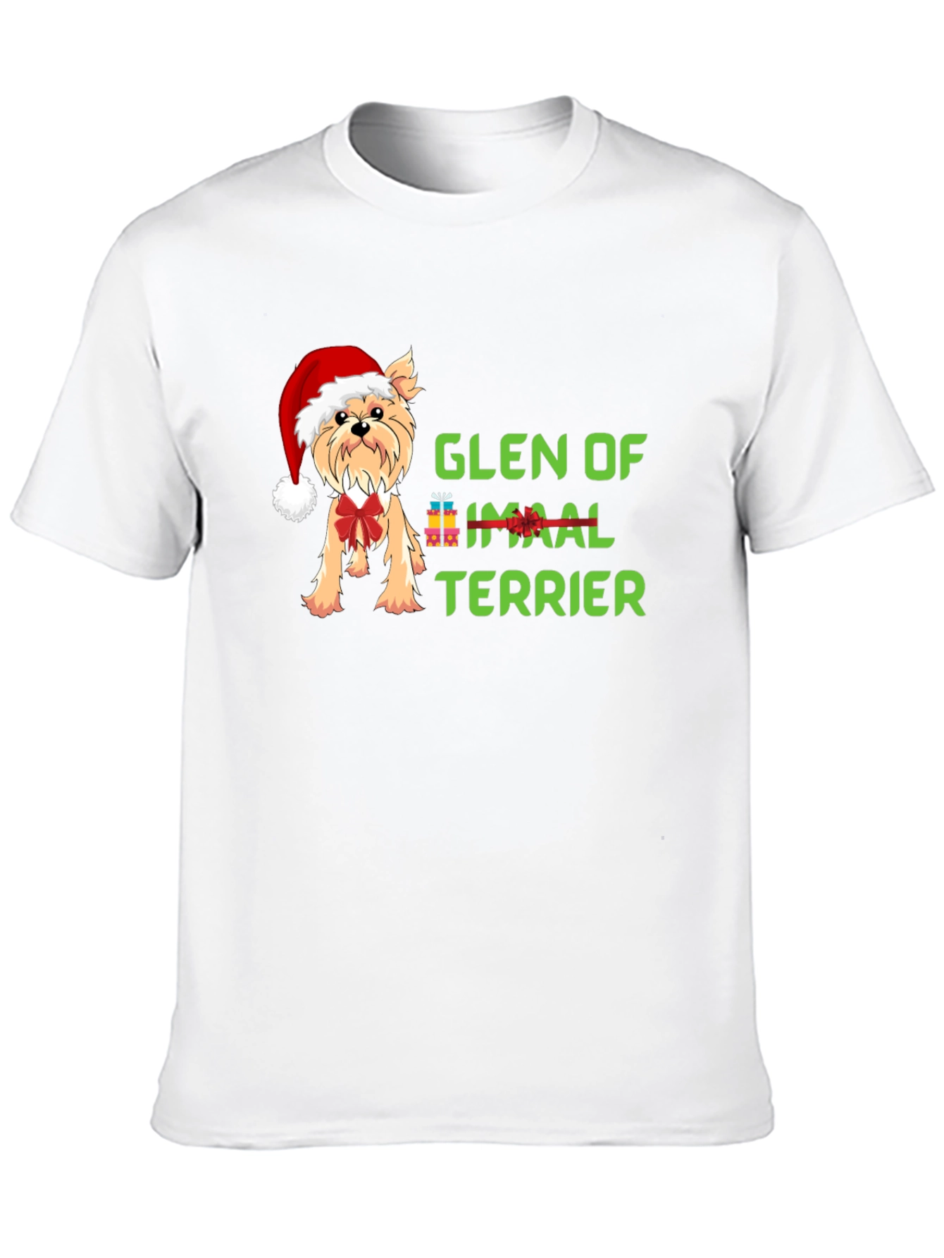 Glen of Imaal Terrier Christmas Dog T-Shirt