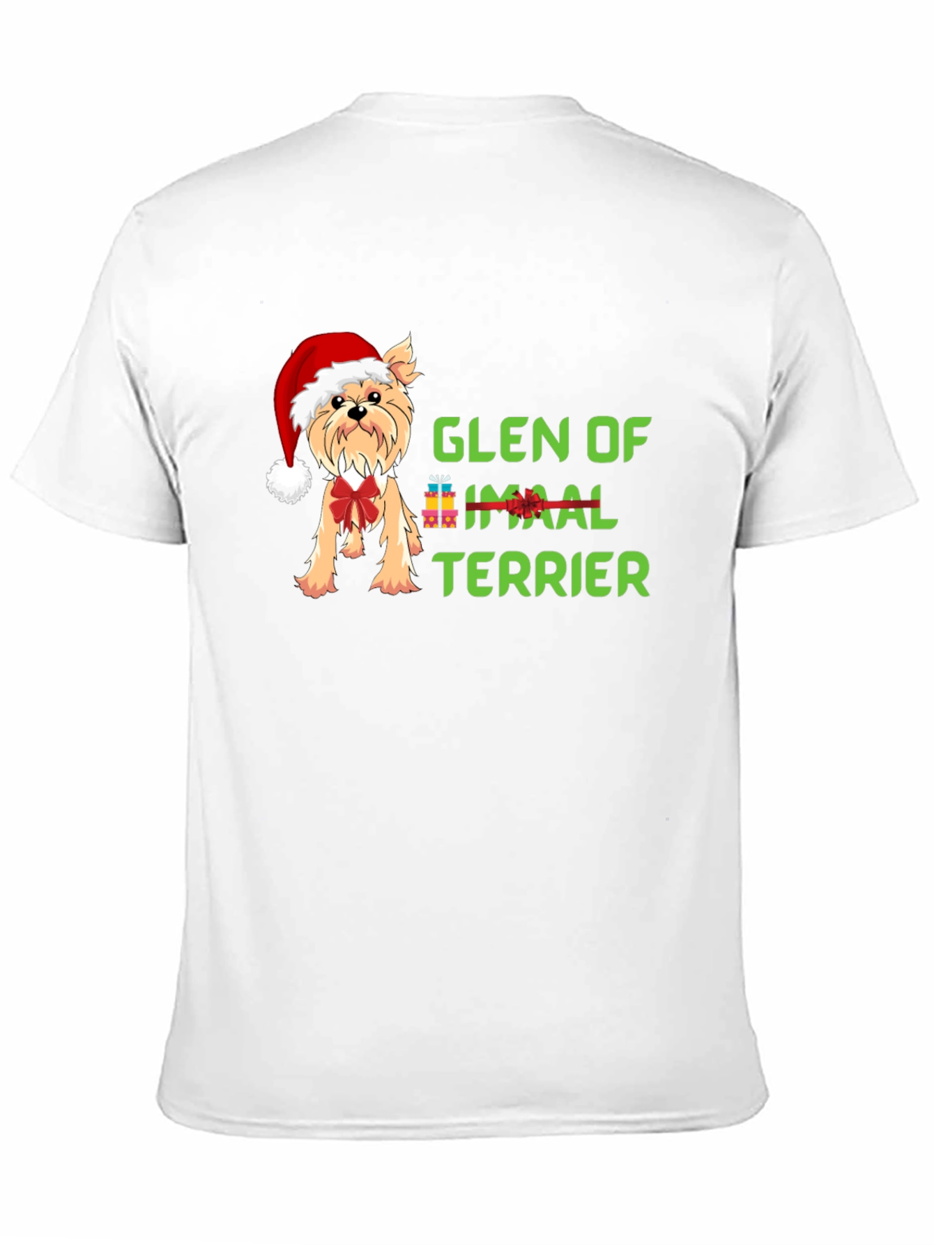 Glen of Imaal Terrier Christmas Dog T-Shirt