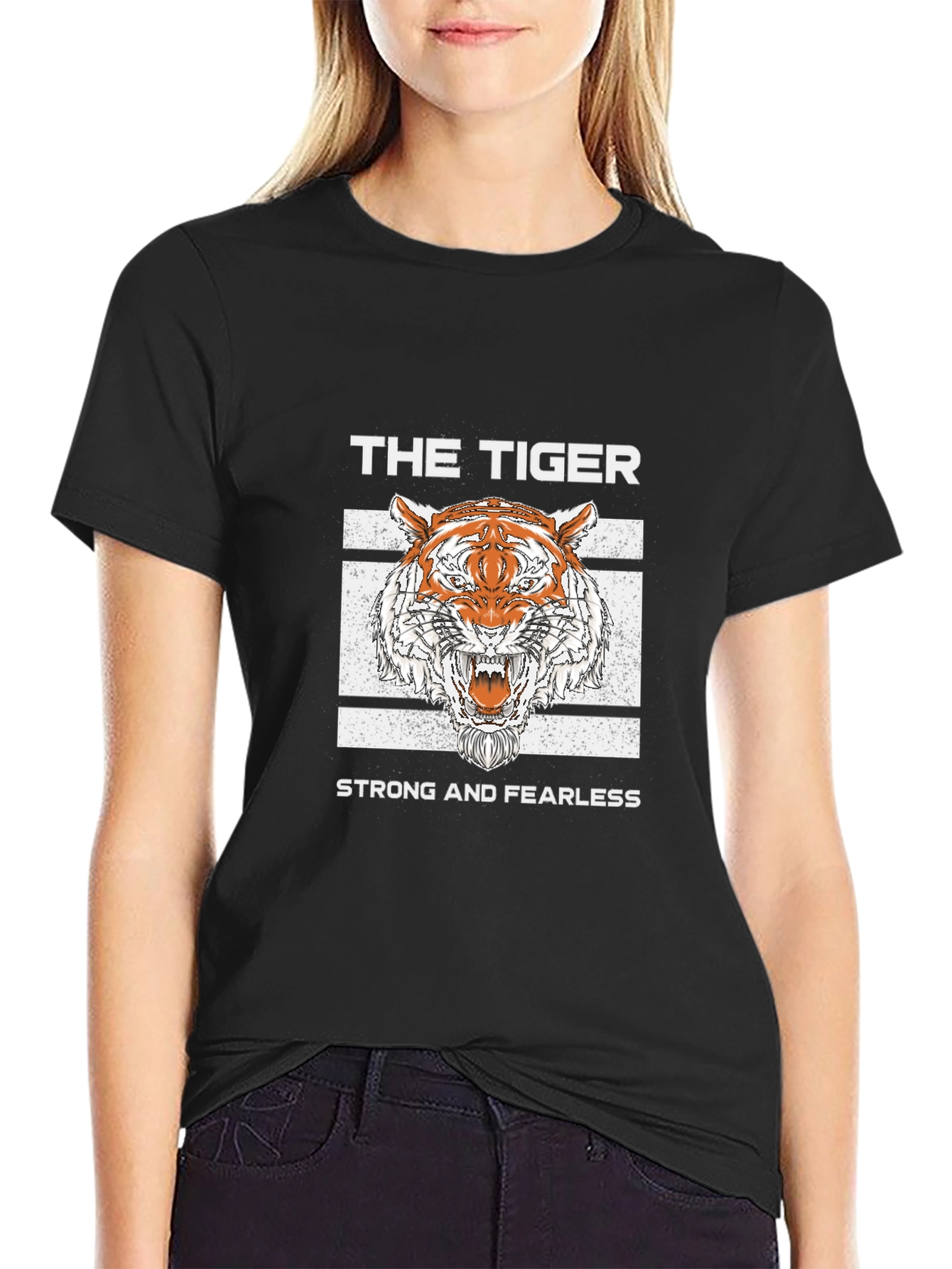 The Tiger T-Shirt - Strong and Fearless Graphic Tee