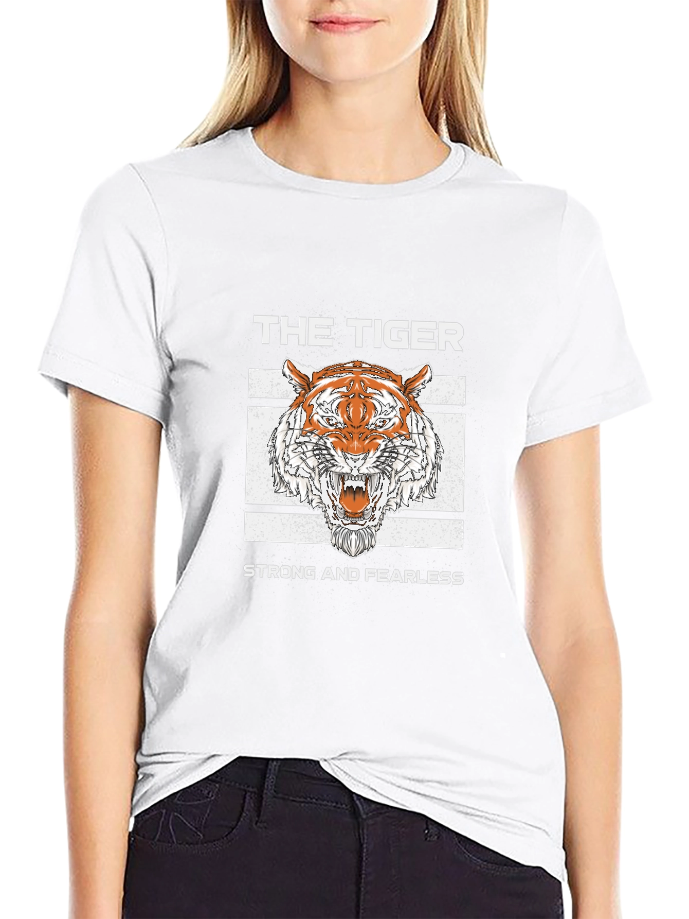 The Tiger T-Shirt - Strong and Fearless Graphic Tee