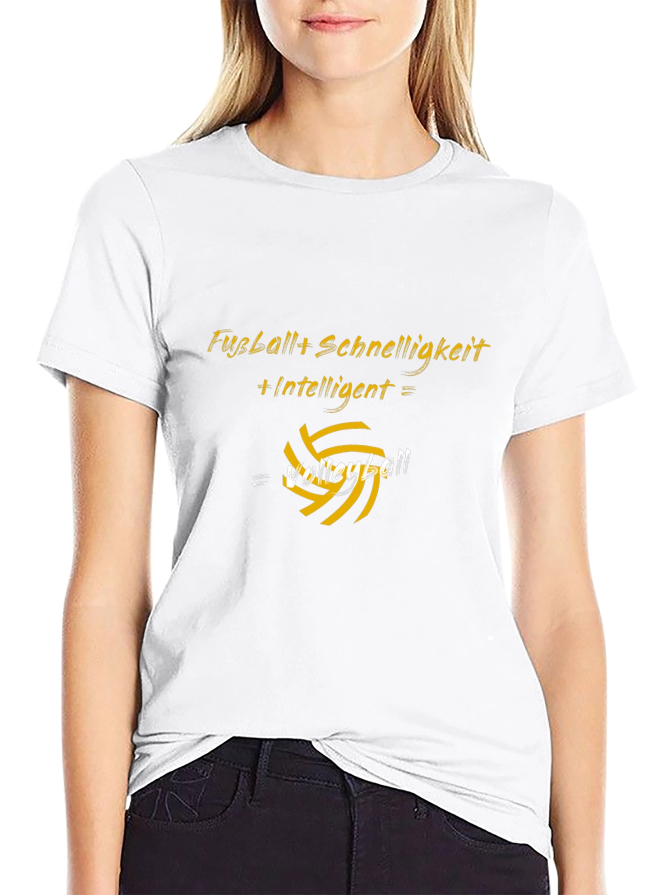 Volleyball Equation Graphic T-Shirt