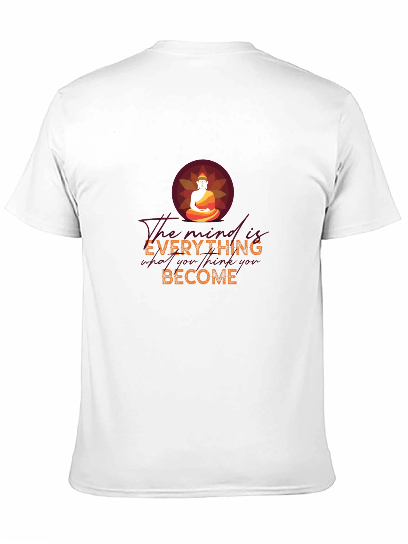 Mind is Everything Buddha Graphic Tee - Black