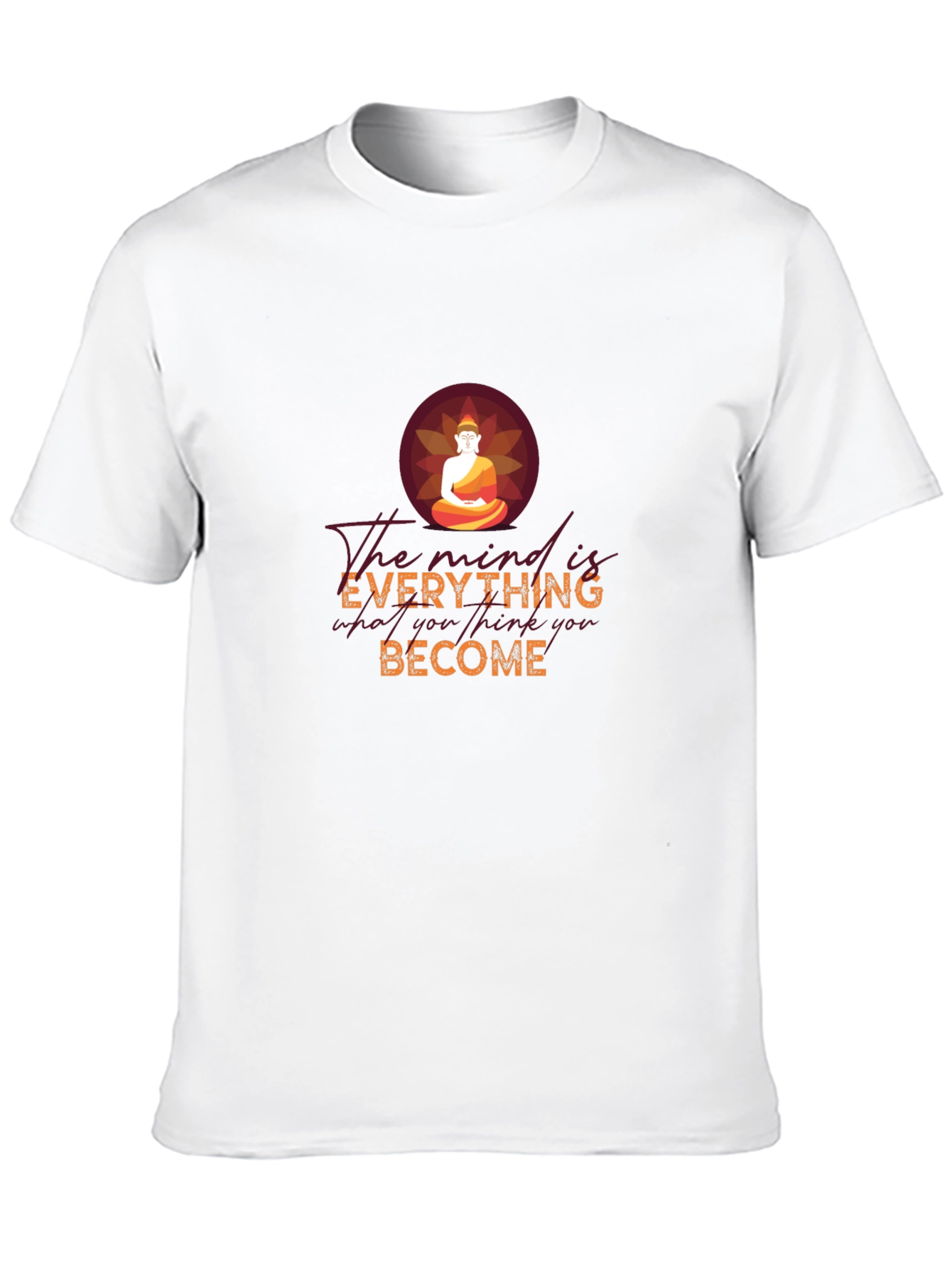 Mind is Everything Buddha Graphic Tee - Black