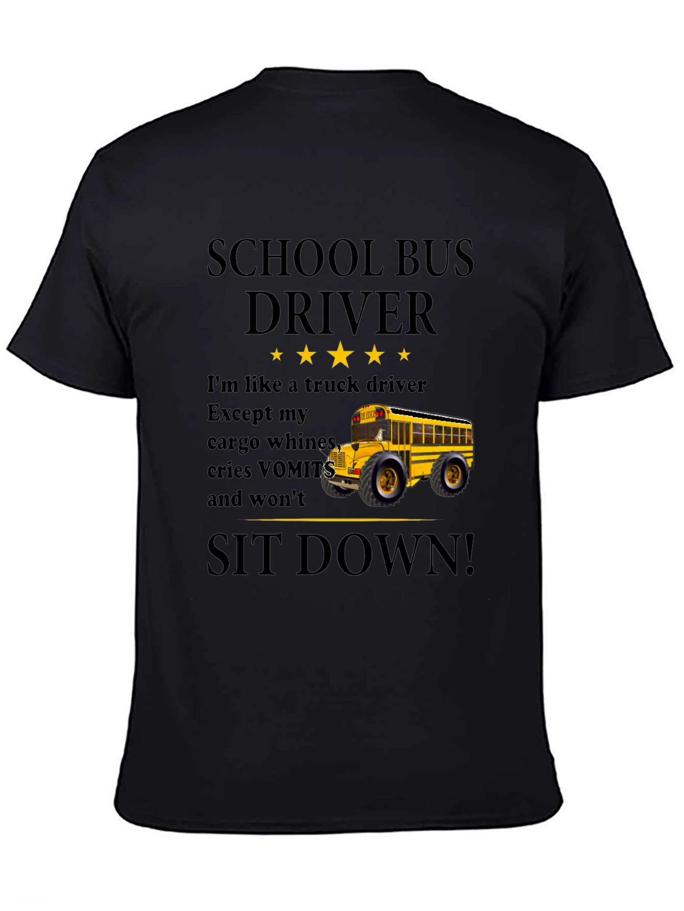School Bus Driver Novelty T-Shirt