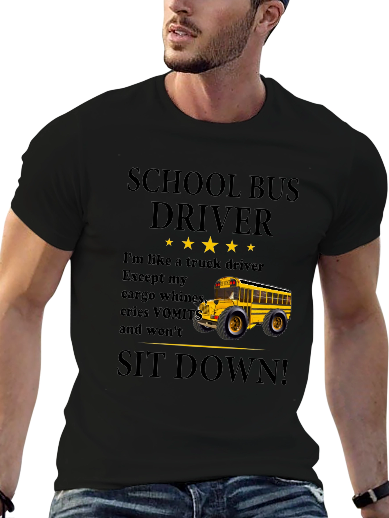 School Bus Driver Novelty T-Shirt