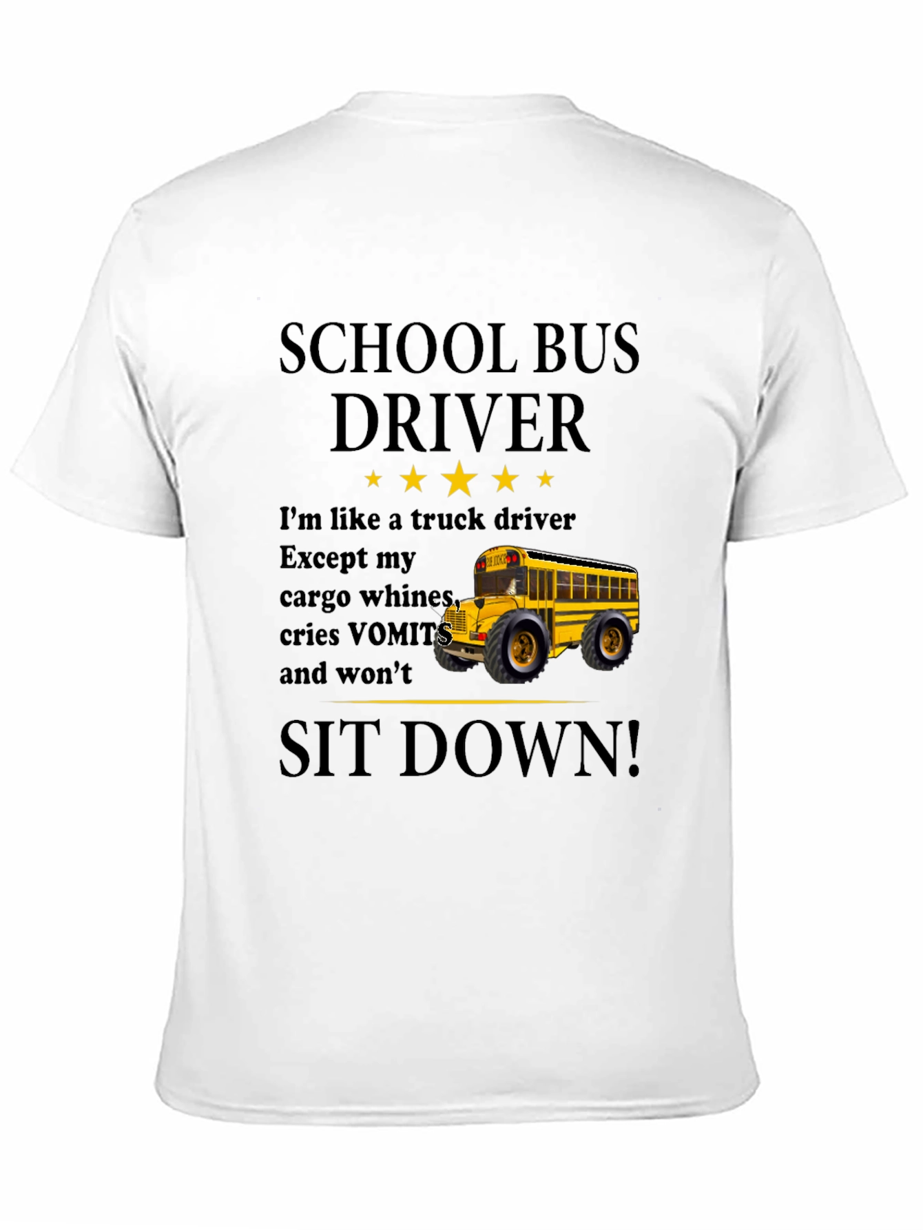 School Bus Driver Novelty T-Shirt