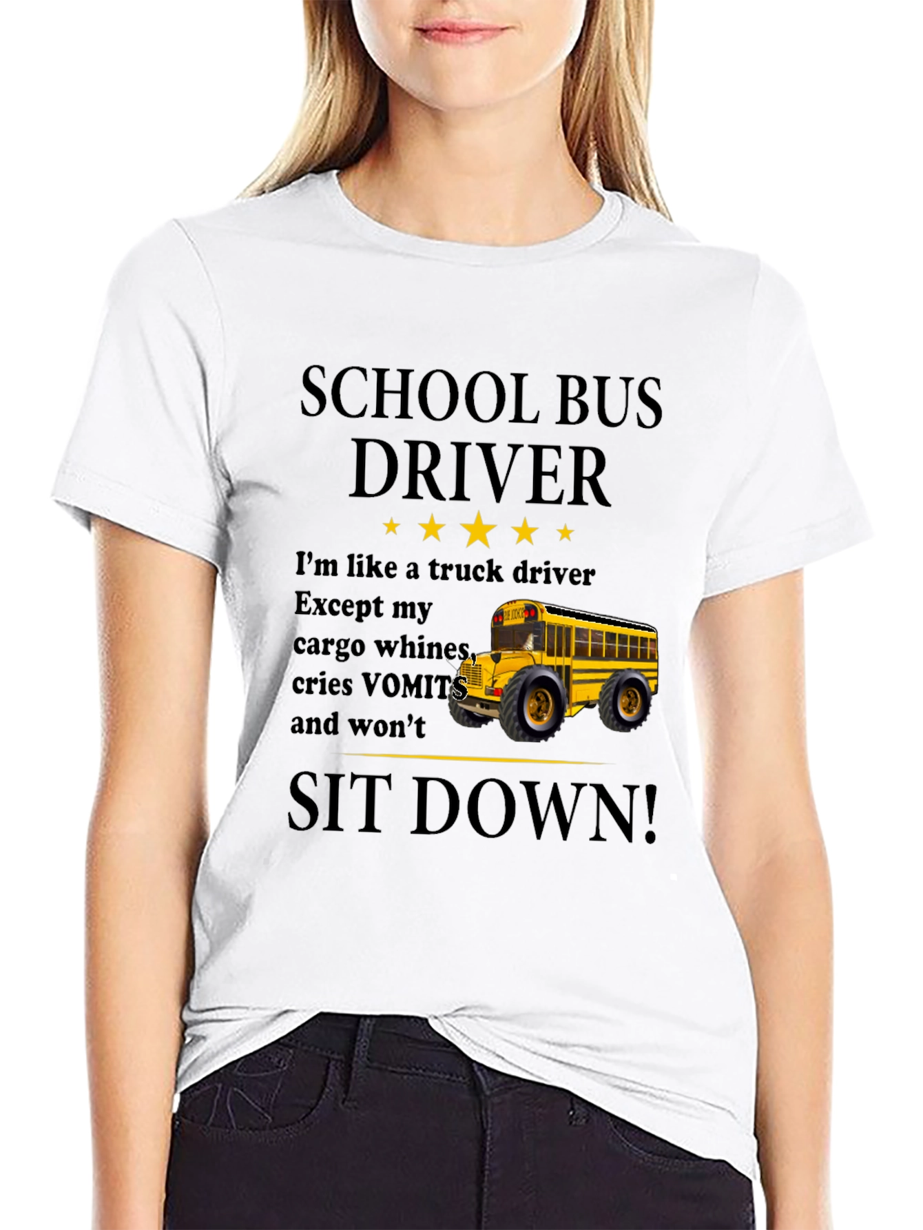 School Bus Driver Novelty T-Shirt
