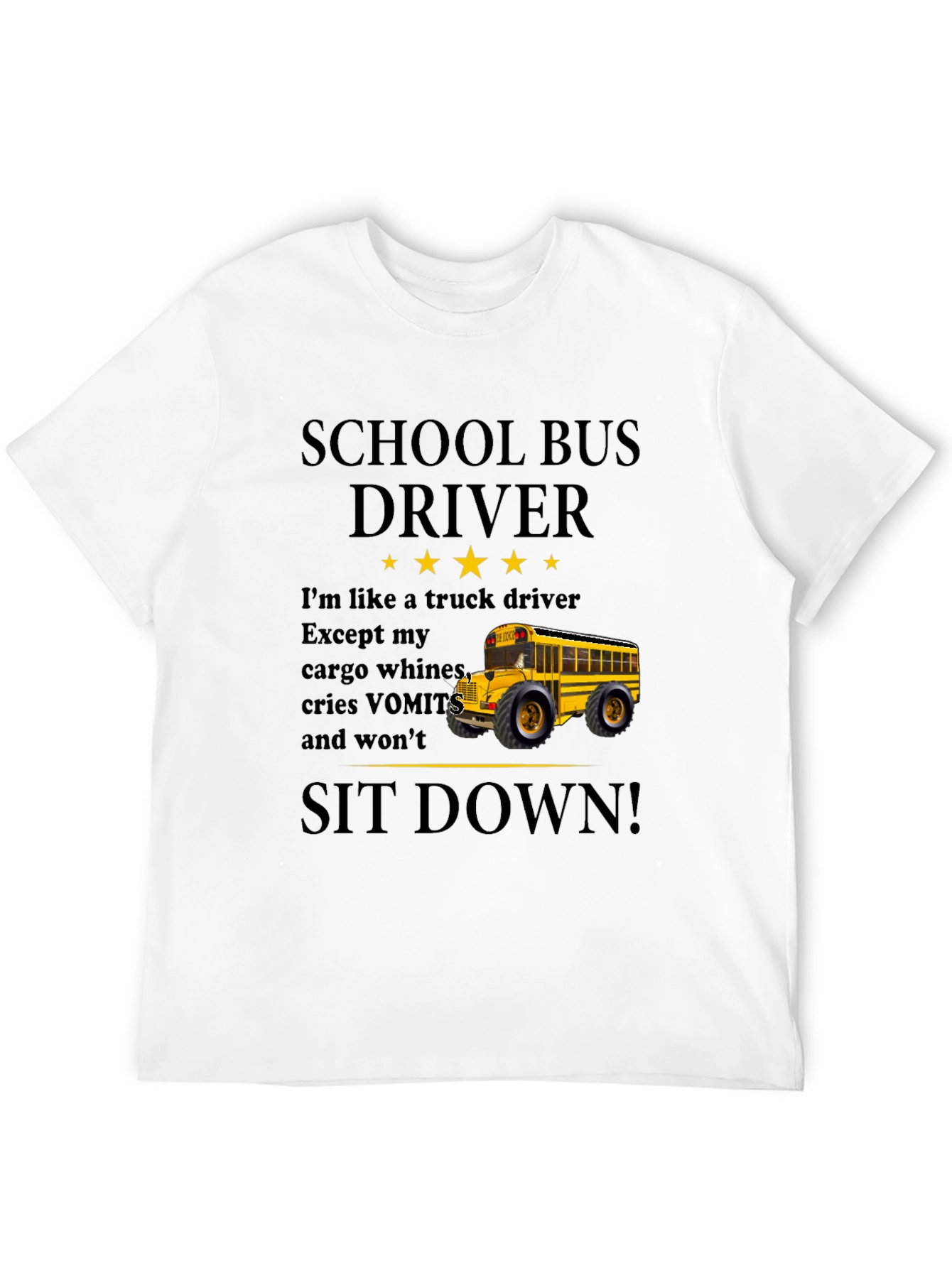 School Bus Driver Novelty T-Shirt