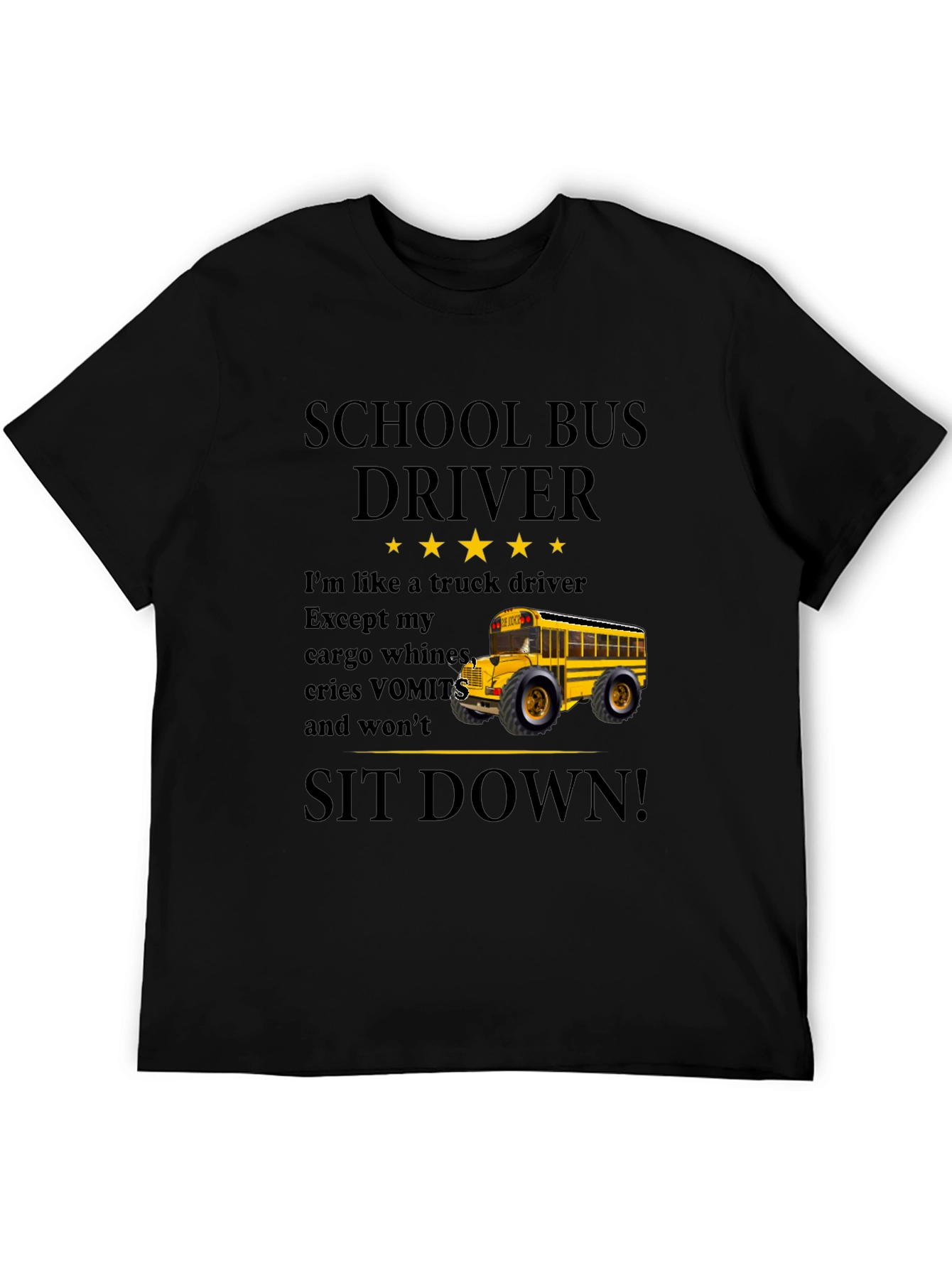 School Bus Driver Novelty T-Shirt