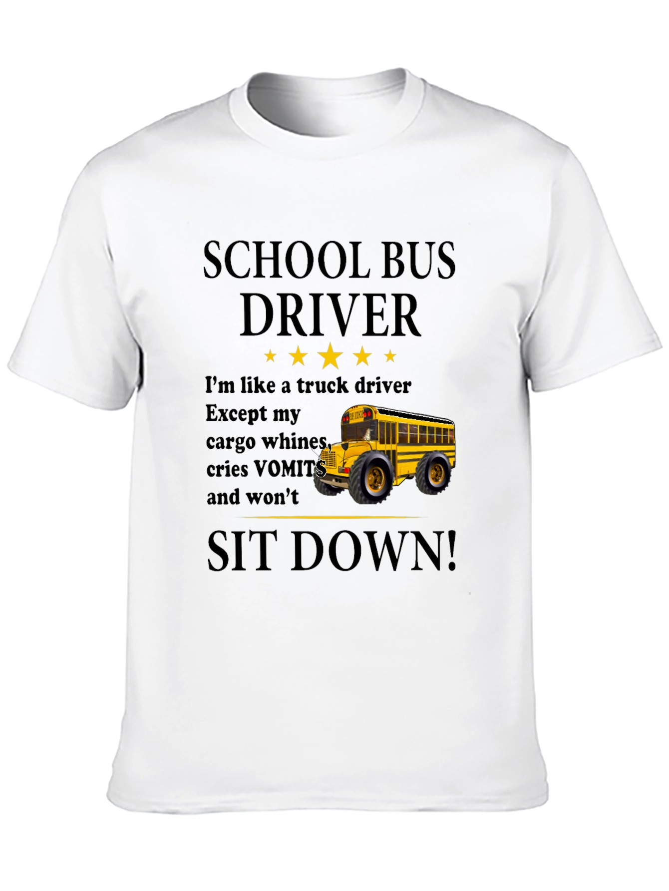 School Bus Driver Novelty T-Shirt