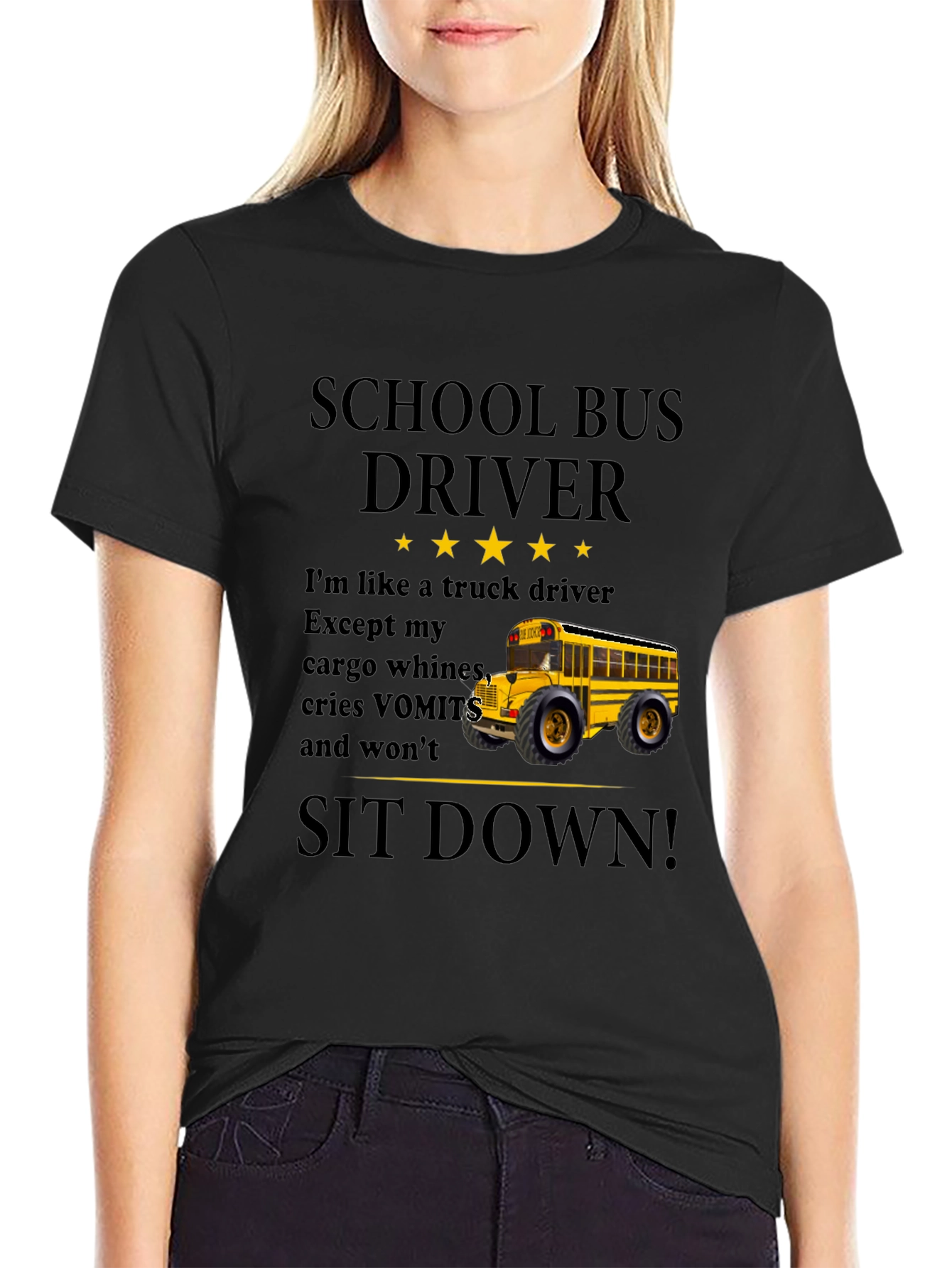 School Bus Driver Novelty T-Shirt