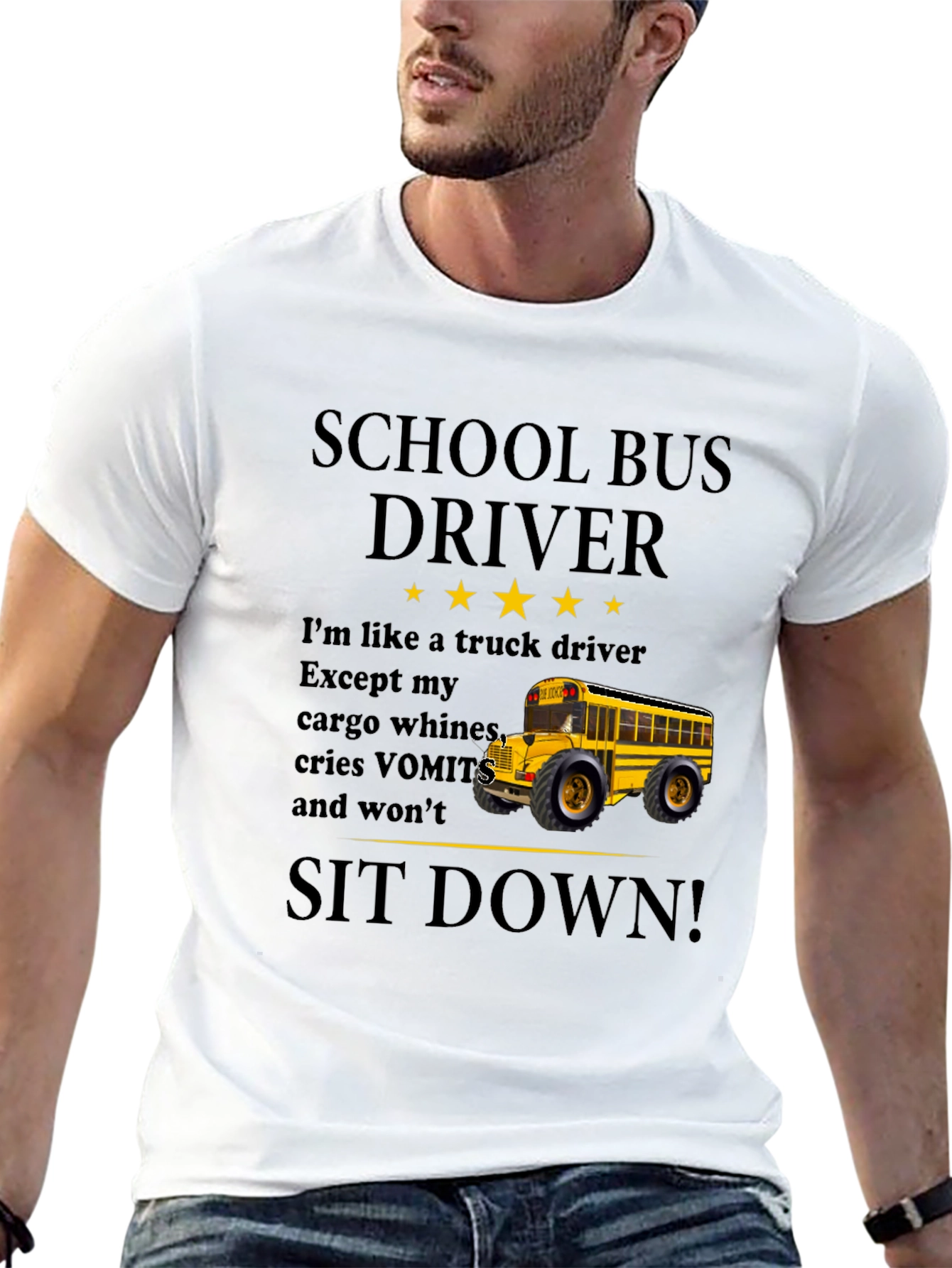 School Bus Driver Novelty T-Shirt