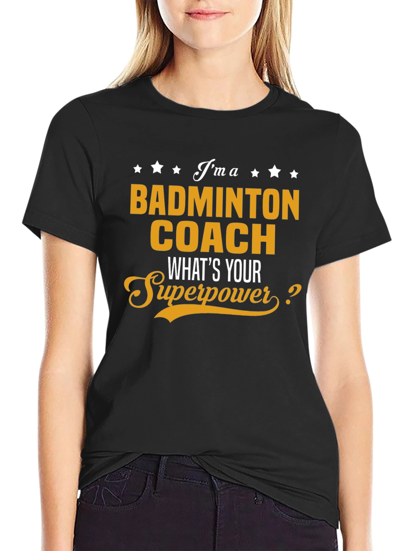 Badminton Coach Superpower T-Shirt