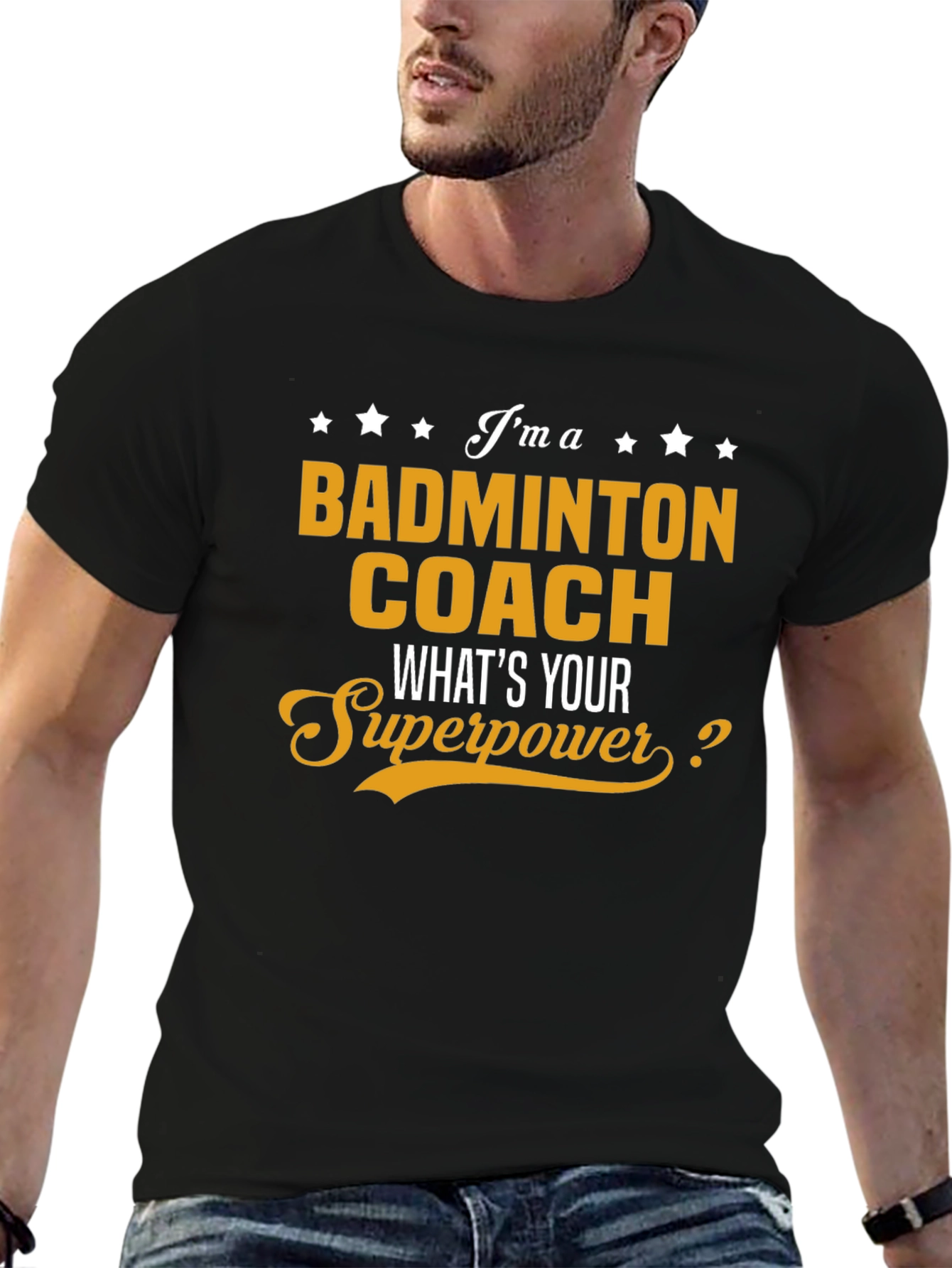 Badminton Coach Superpower T-Shirt
