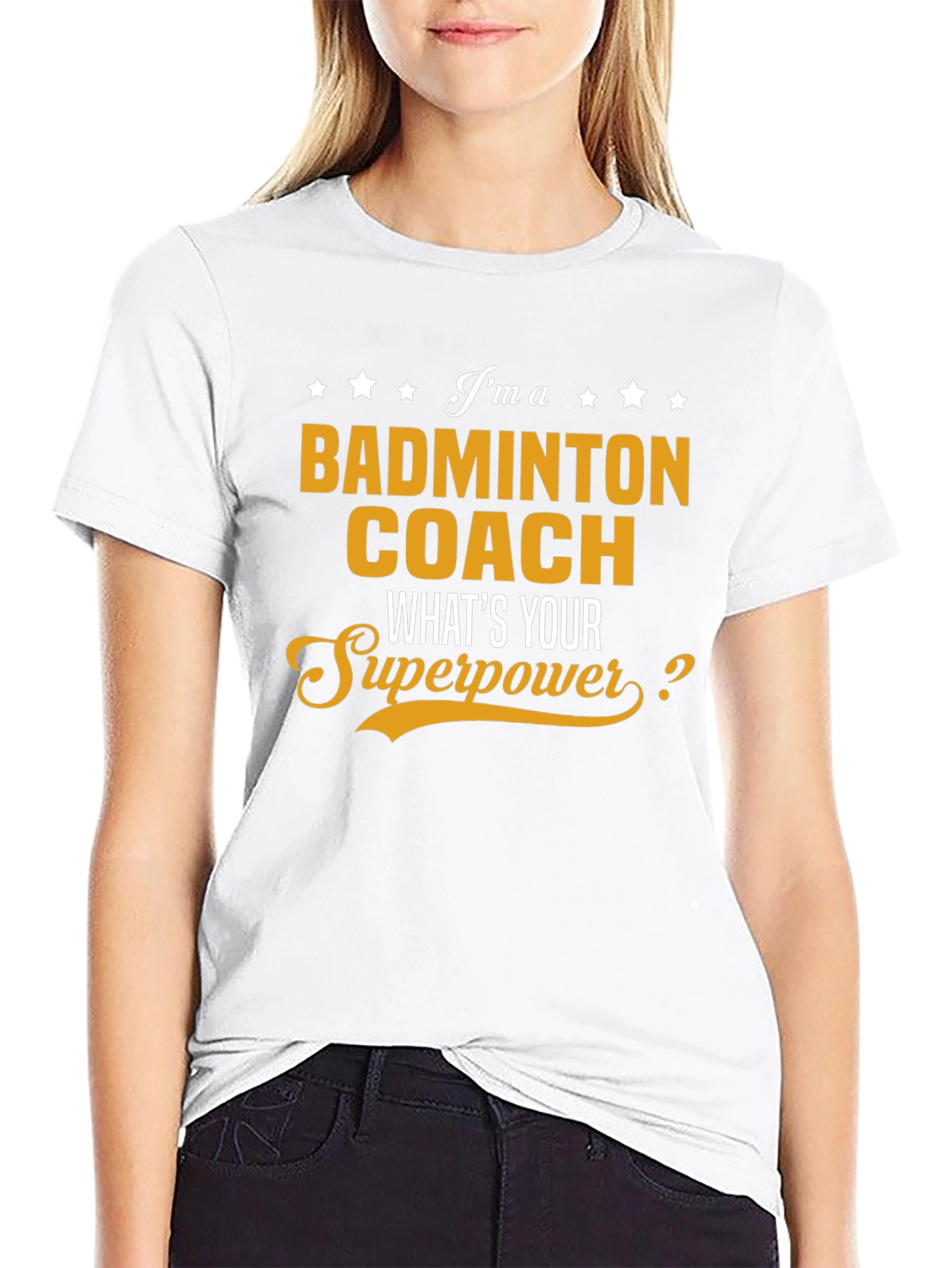 Badminton Coach Superpower T-Shirt