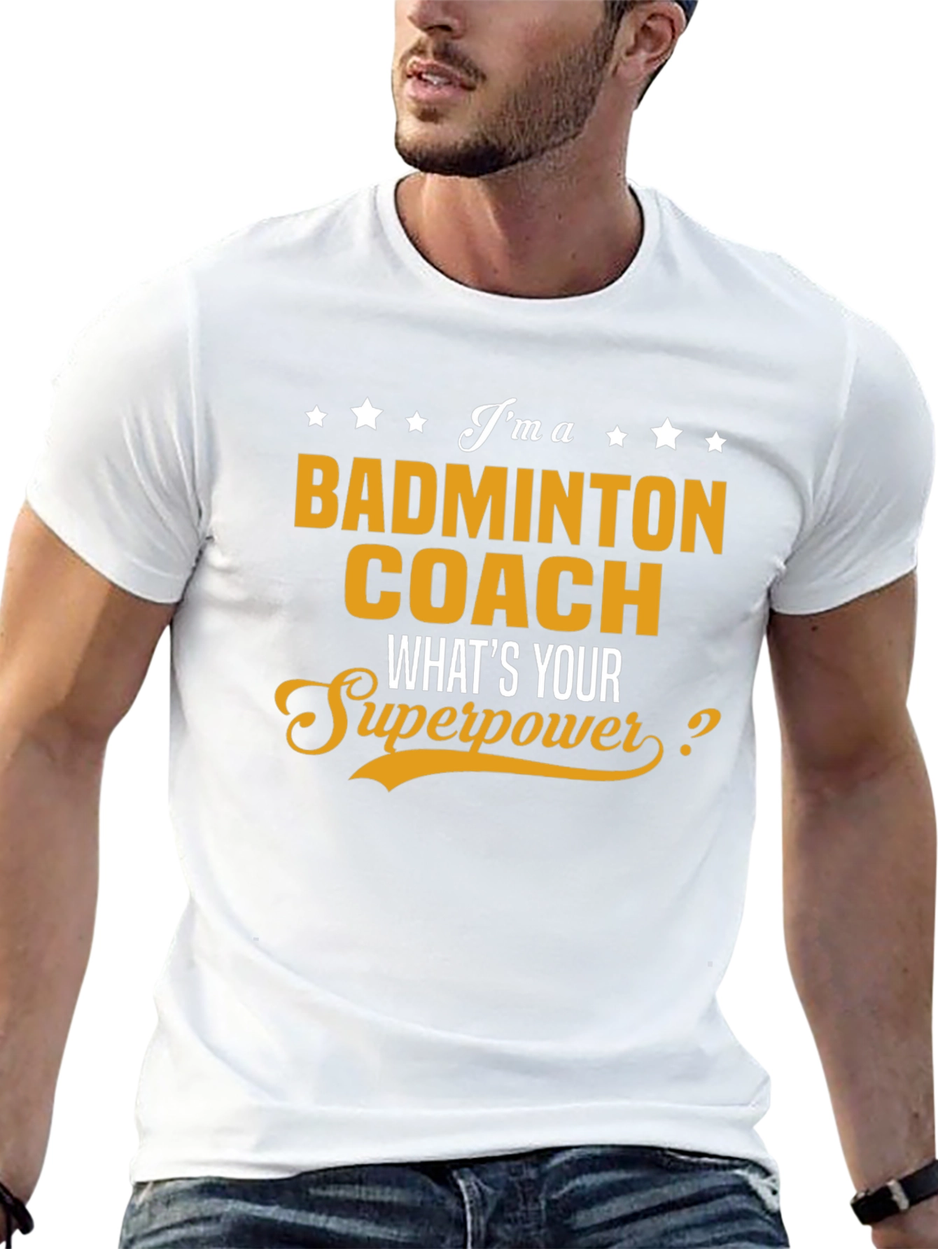 Badminton Coach Superpower T-Shirt