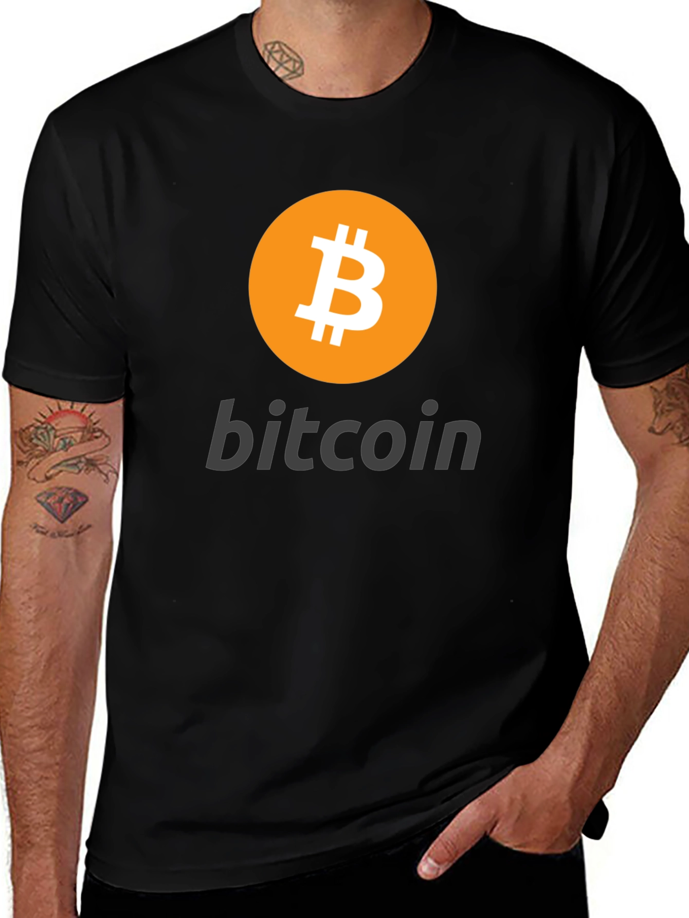 Bitcoin Graphic T-Shirt - Black Crypto Tee