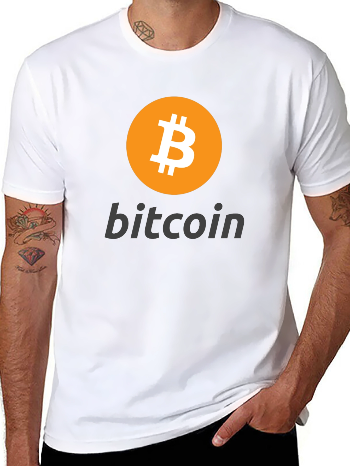 Bitcoin Graphic T-Shirt - Black Crypto Tee