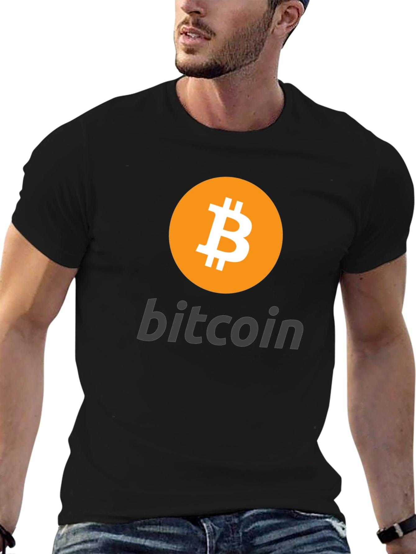 Bitcoin Graphic T-Shirt - Black Crypto Tee