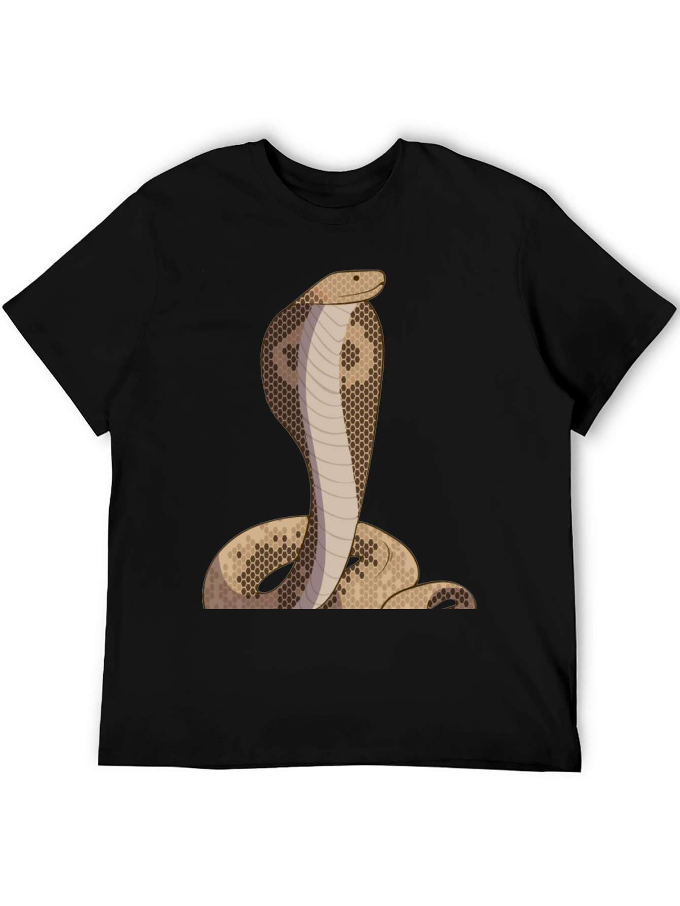 Cobra Snake Graphic Tee - Black Unisex T-Shirt