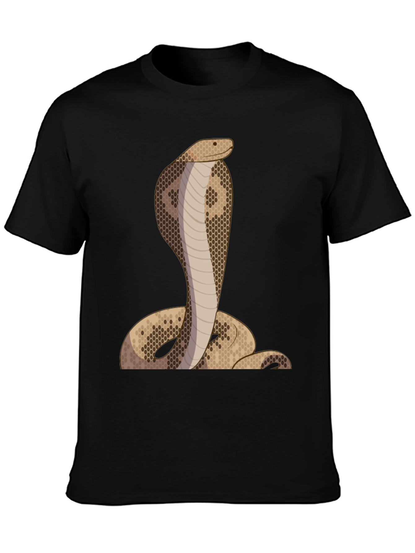 Cobra Snake Graphic Tee - Black Unisex T-Shirt
