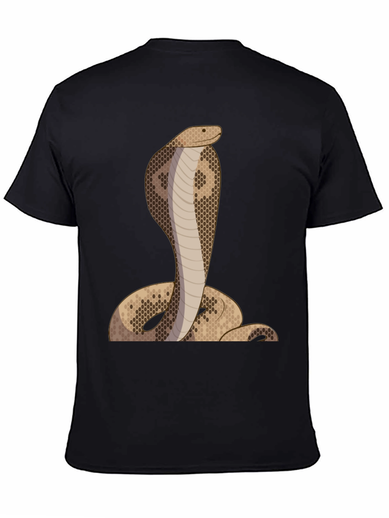 Cobra Snake Graphic Tee - Black Unisex T-Shirt