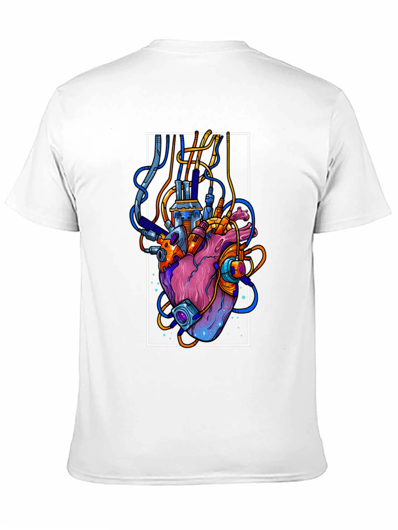 Cyberpunk Heart Graphic Tee - Unique Streetwear