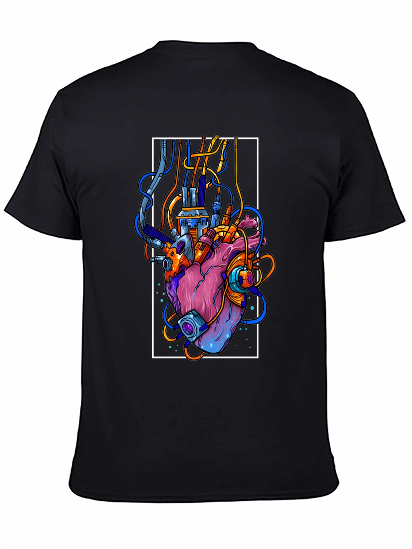 Cyberpunk Heart Graphic Tee - Unique Streetwear