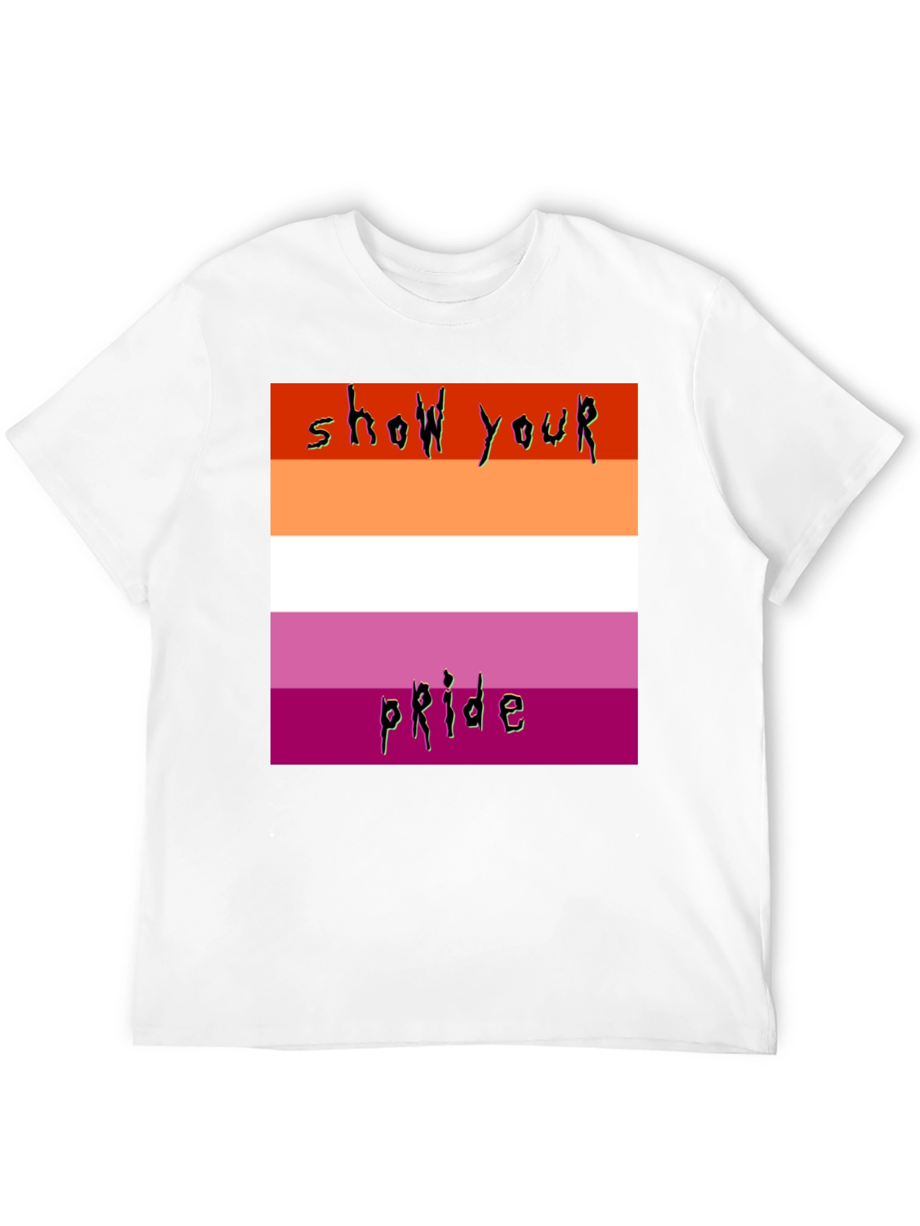 Lesbian Pride Flag T-Shirt - Show Your Pride!