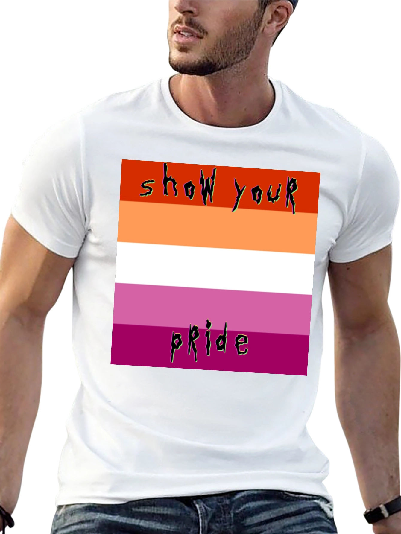 Lesbian Pride Flag T-Shirt - Show Your Pride!