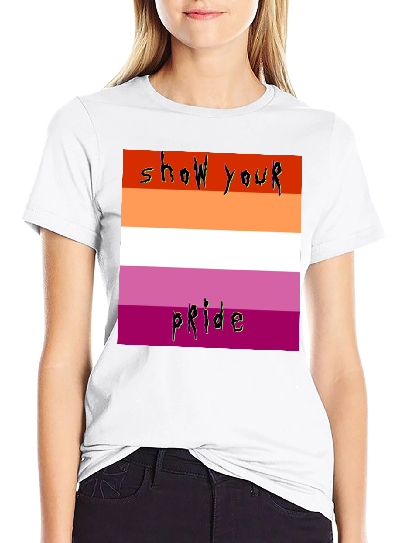 Lesbian Pride Flag T-Shirt - Show Your Pride!