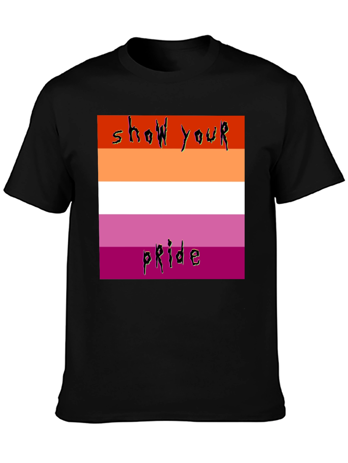 Lesbian Pride Flag T-Shirt - Show Your Pride!