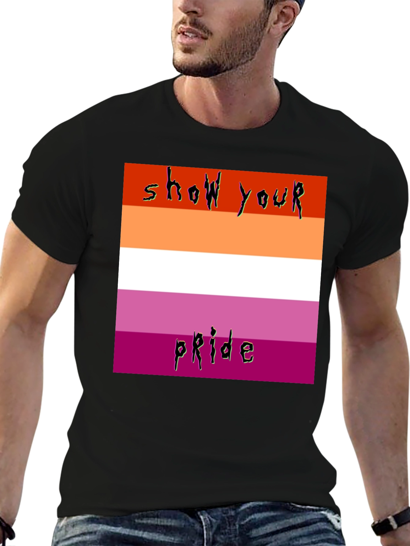 Lesbian Pride Flag T-Shirt - Show Your Pride!