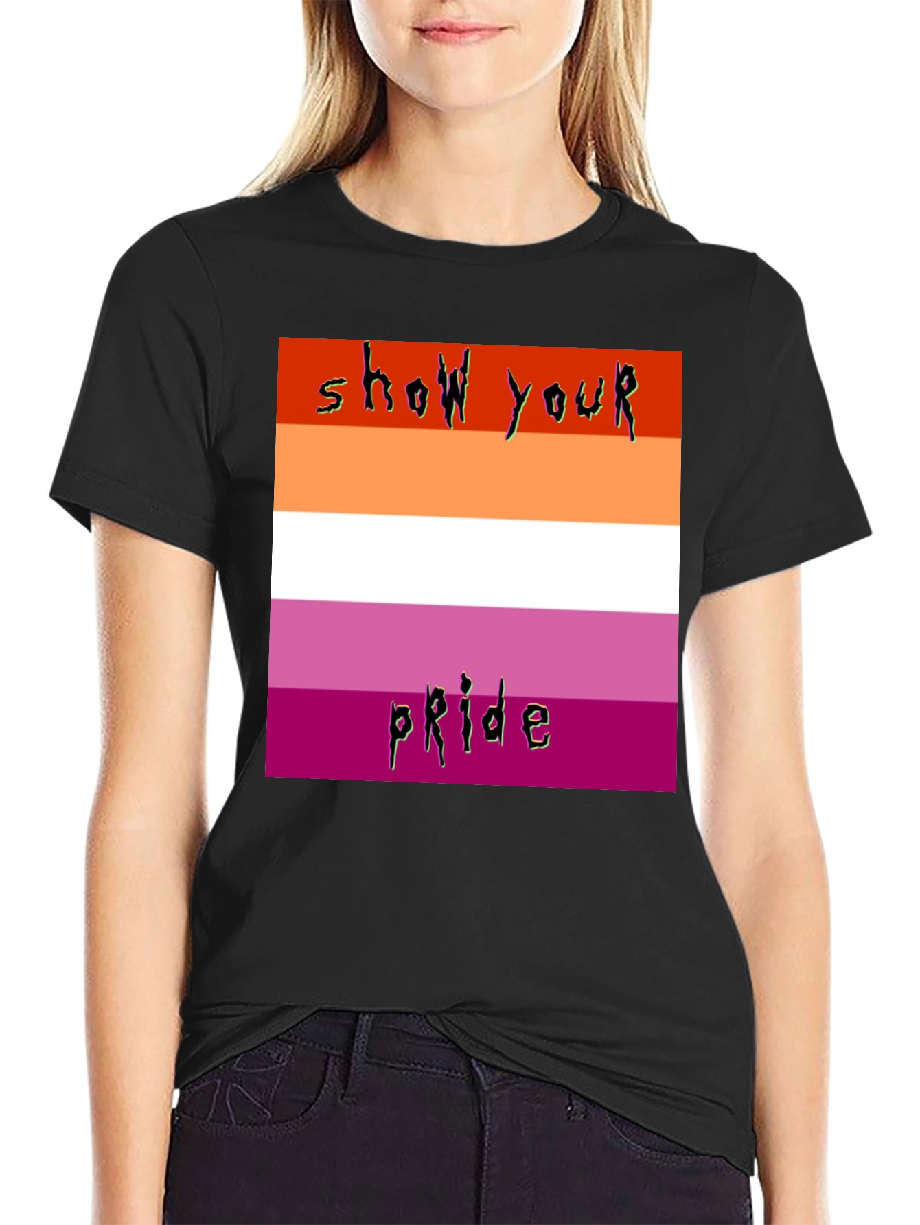 Lesbian Pride Flag T-Shirt - Show Your Pride!