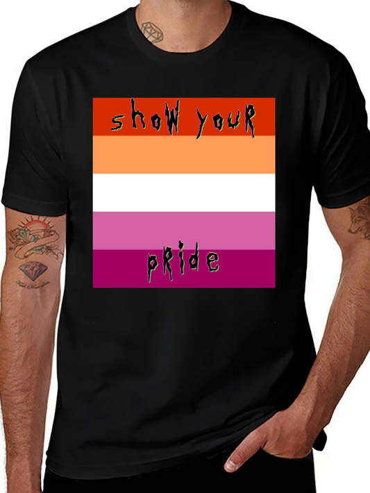 Lesbian Pride Flag T-Shirt - Show Your Pride!