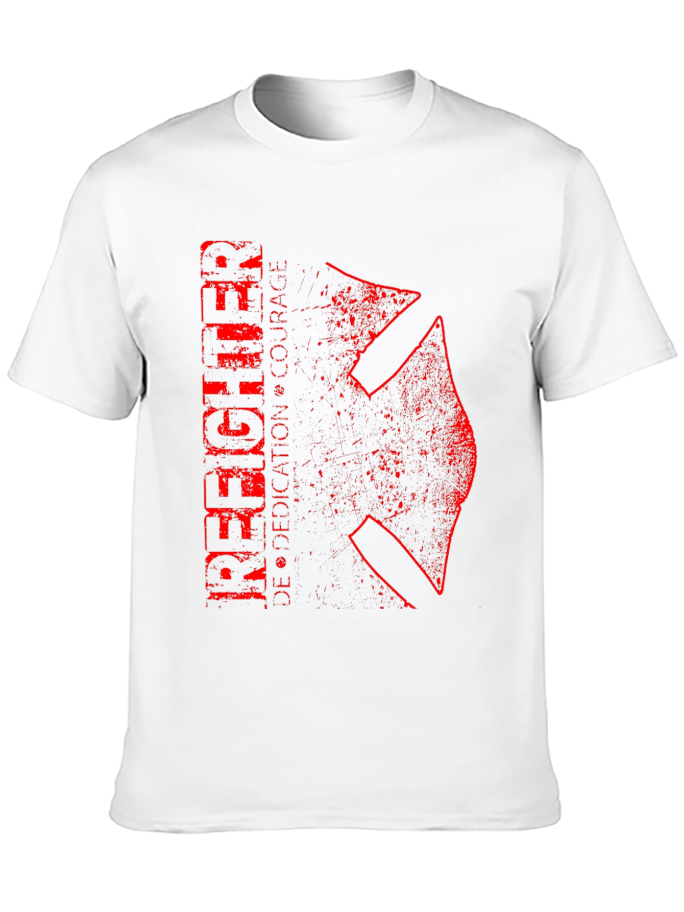 Firefighter Dedication Courage Graphic T-Shirt