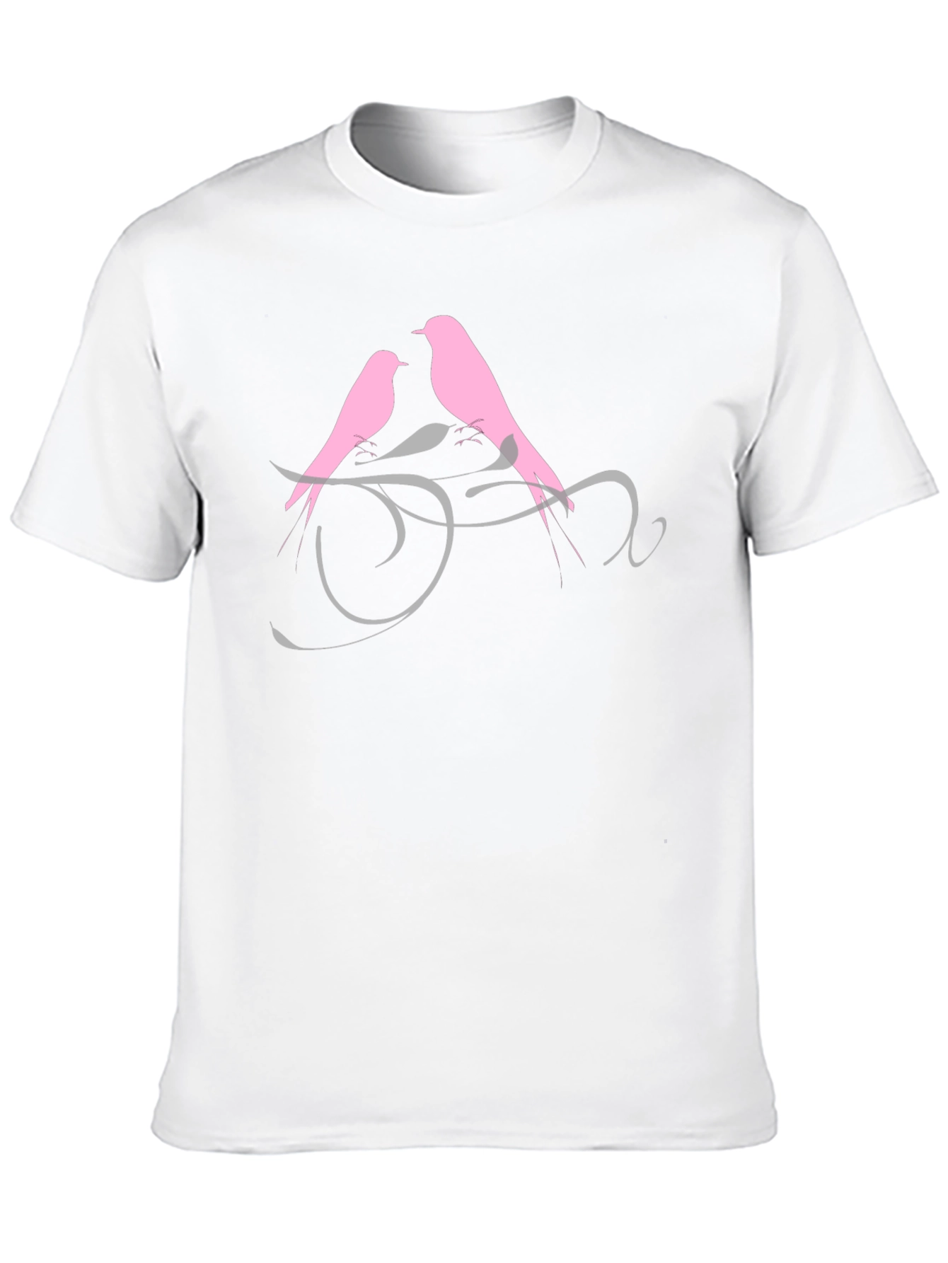 Love Birds Black T-Shirt