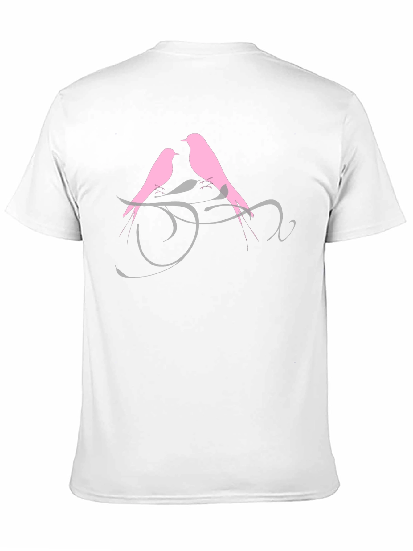 Love Birds Black T-Shirt