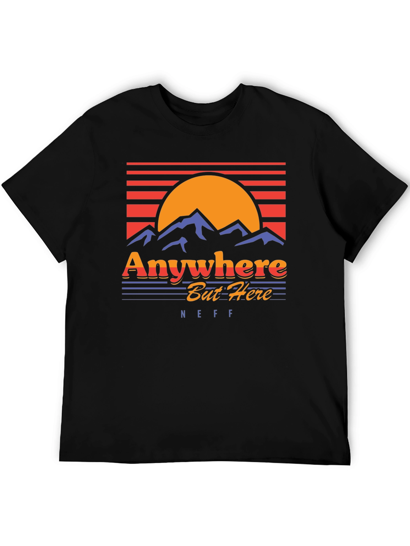 Retro Anywhere But Here Graphic Tee