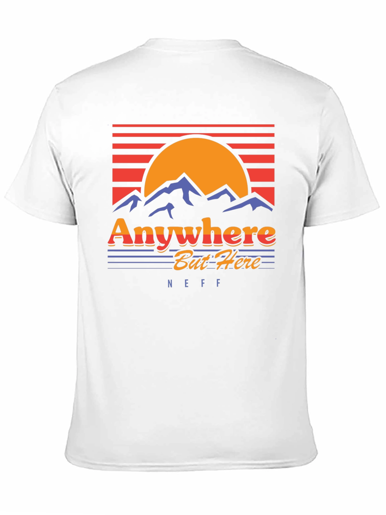 Retro Anywhere But Here Graphic Tee
