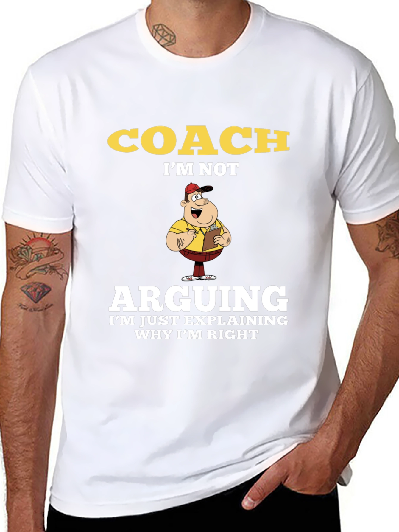 Coach Arguing T-Shirt Funny Coach Gift
