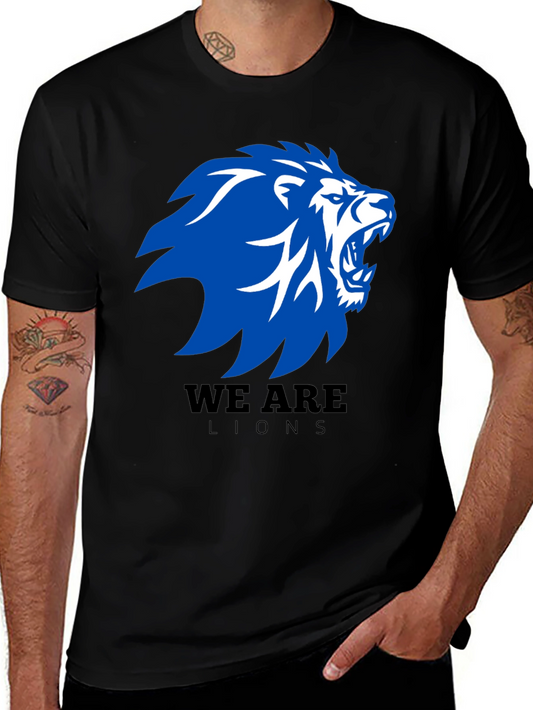 We Are Lions Graphic T-Shirt - Black