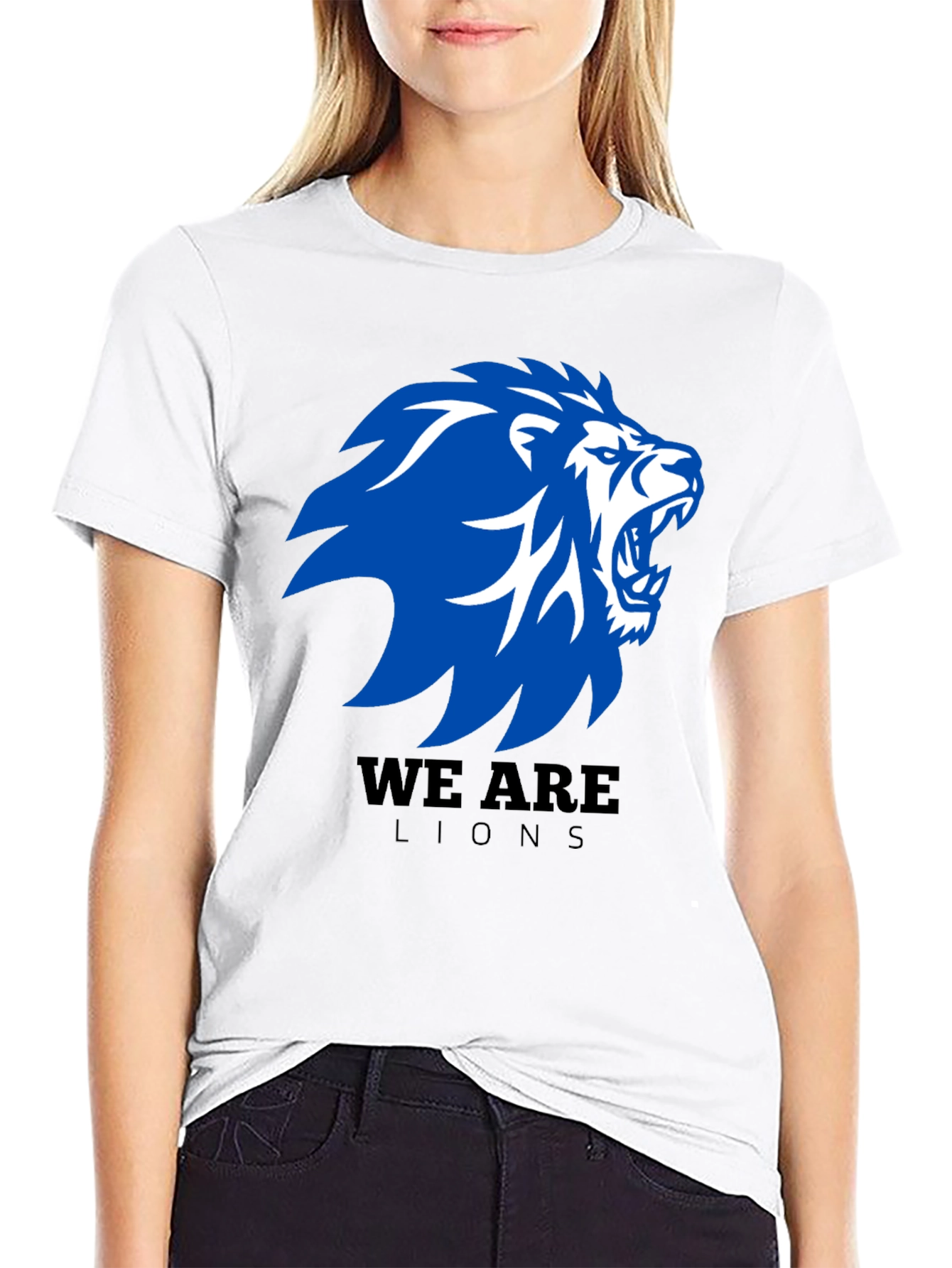 We Are Lions Graphic T-Shirt - Black
