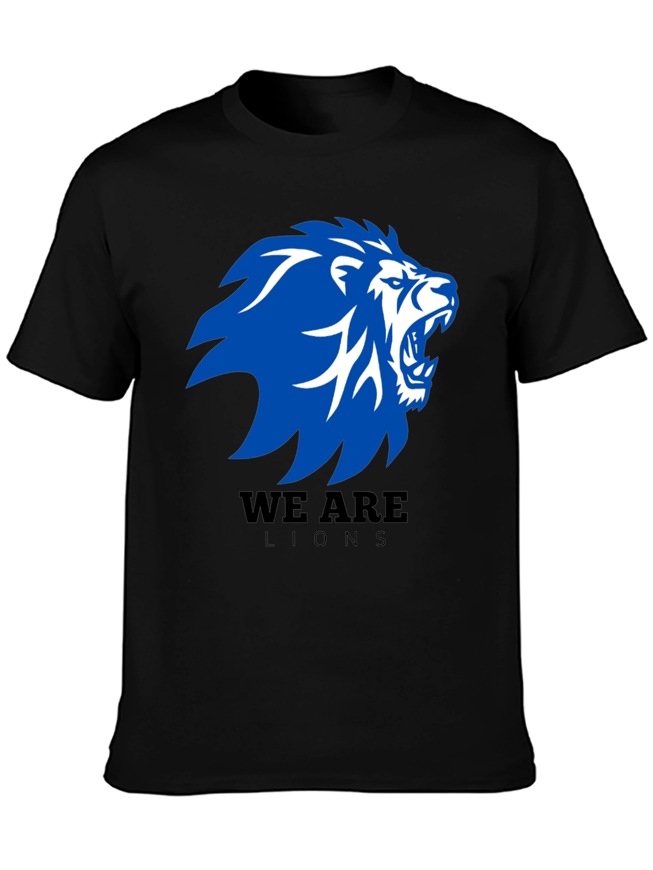 We Are Lions Graphic T-Shirt - Black