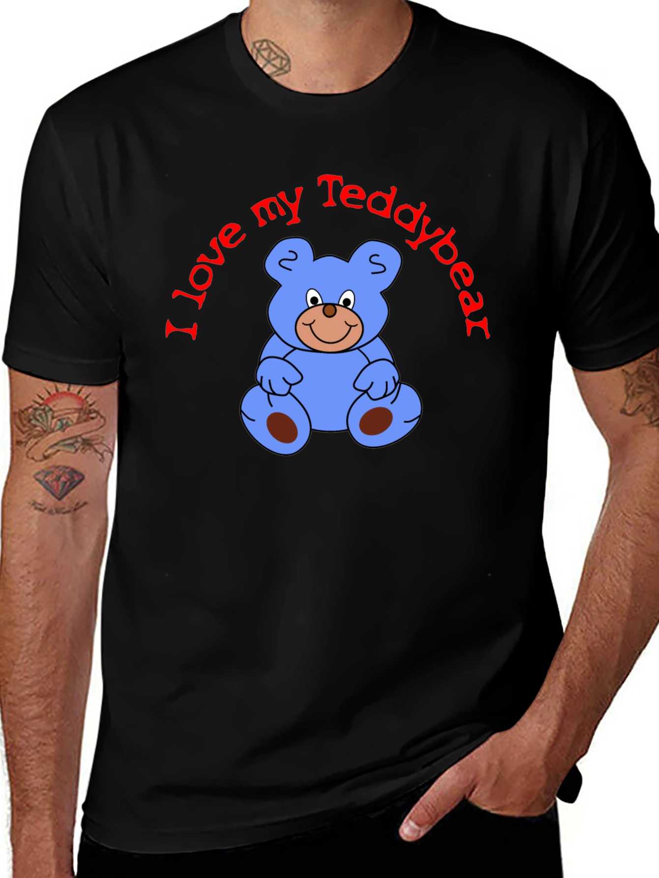 I Love My Teddybear Graphic T-Shirt