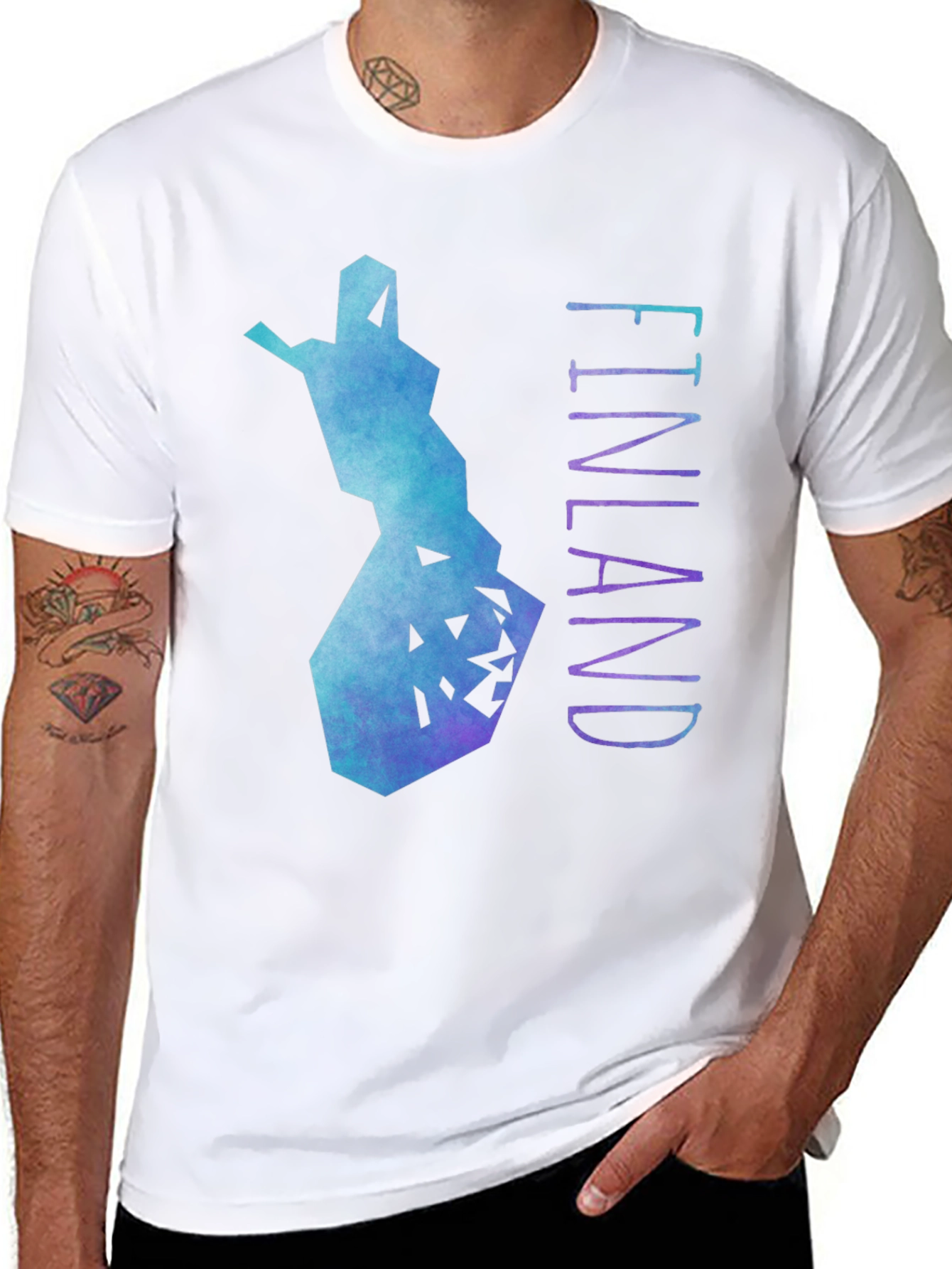 Finland Map T-Shirt - Unique Design