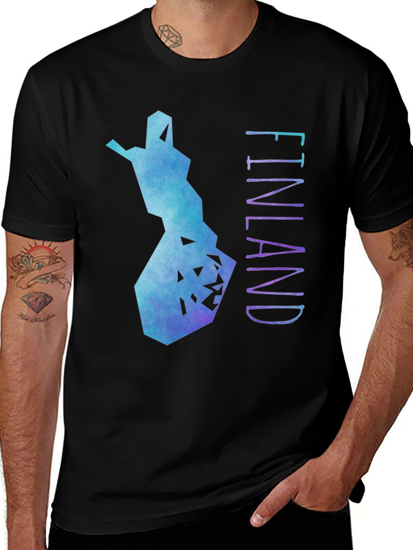 Finland Map T-Shirt - Unique Design