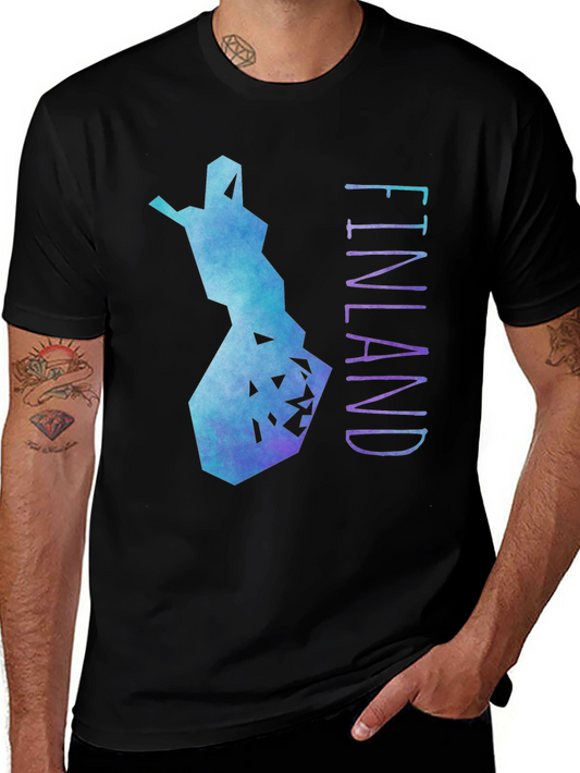 Finland Map T-Shirt - Unique Design