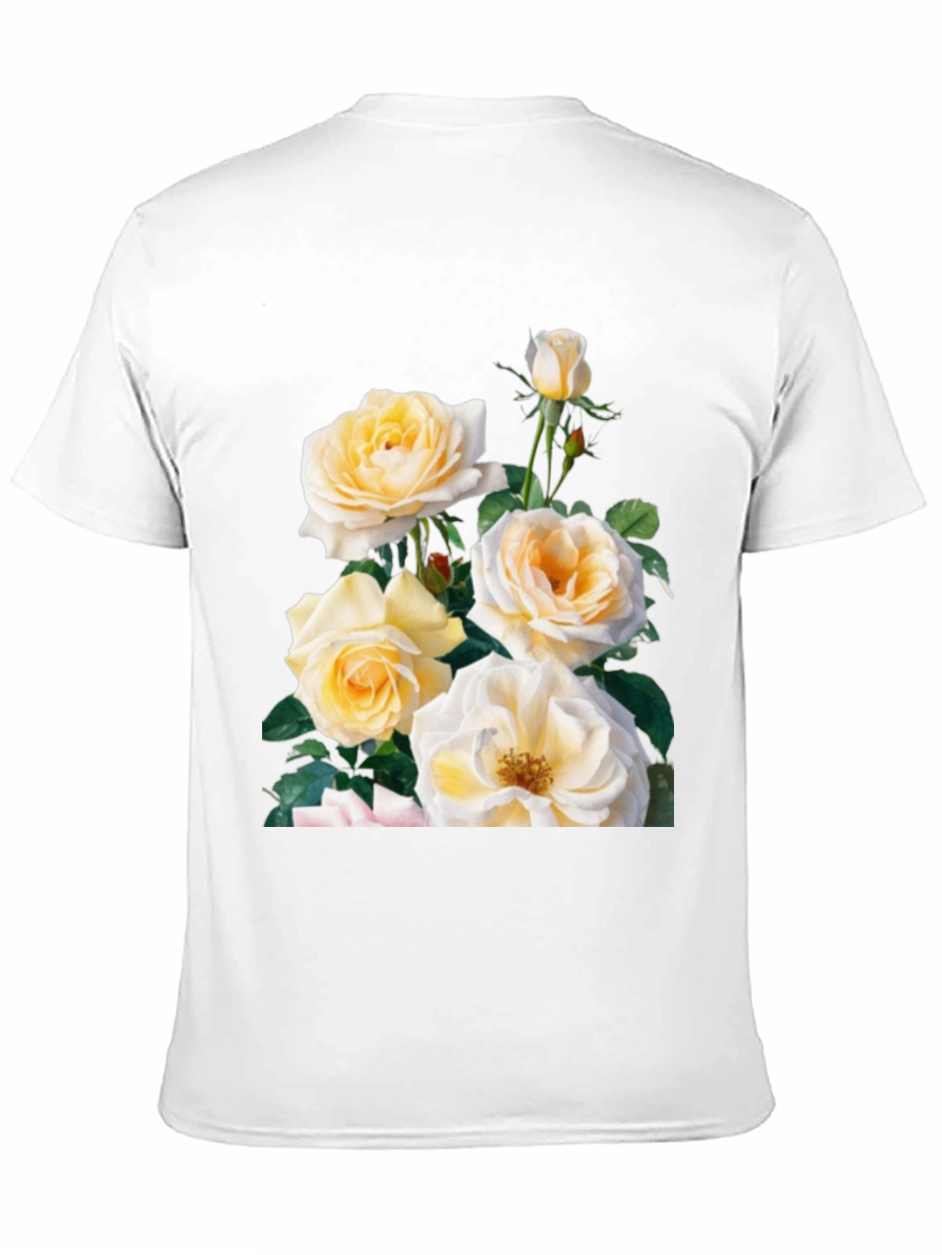 Floral Rose Graphic T-Shirt - Soft Cotton Blend